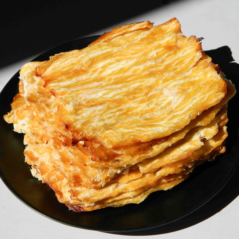 香烤安康鱼片500g烤鱼片即食海鲜孕妇儿童办公室休闲零食大连特产