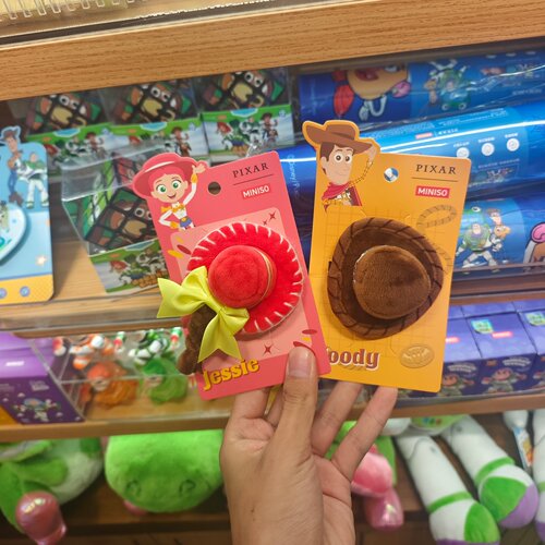 MINISO迪士尼玩具总动员系列小帽发夹胡迪翠丝名创优品