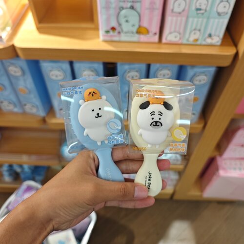 MINISO自嘲熊和朋友们系列立体气囊梳名创优品