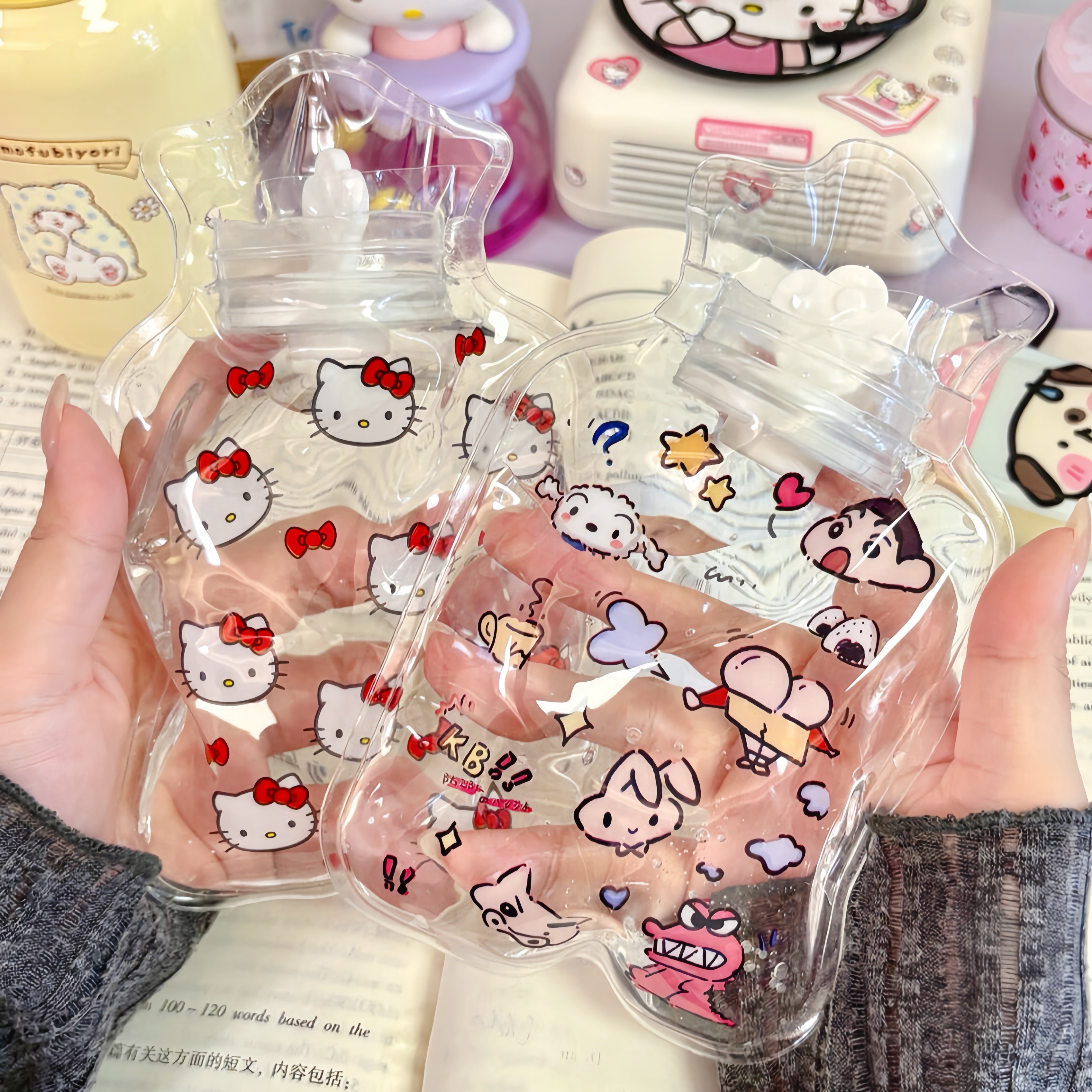 暖水袋暖手宝迷你小随身携带学生闺蜜卡通注水热水袋便携暖水袋女