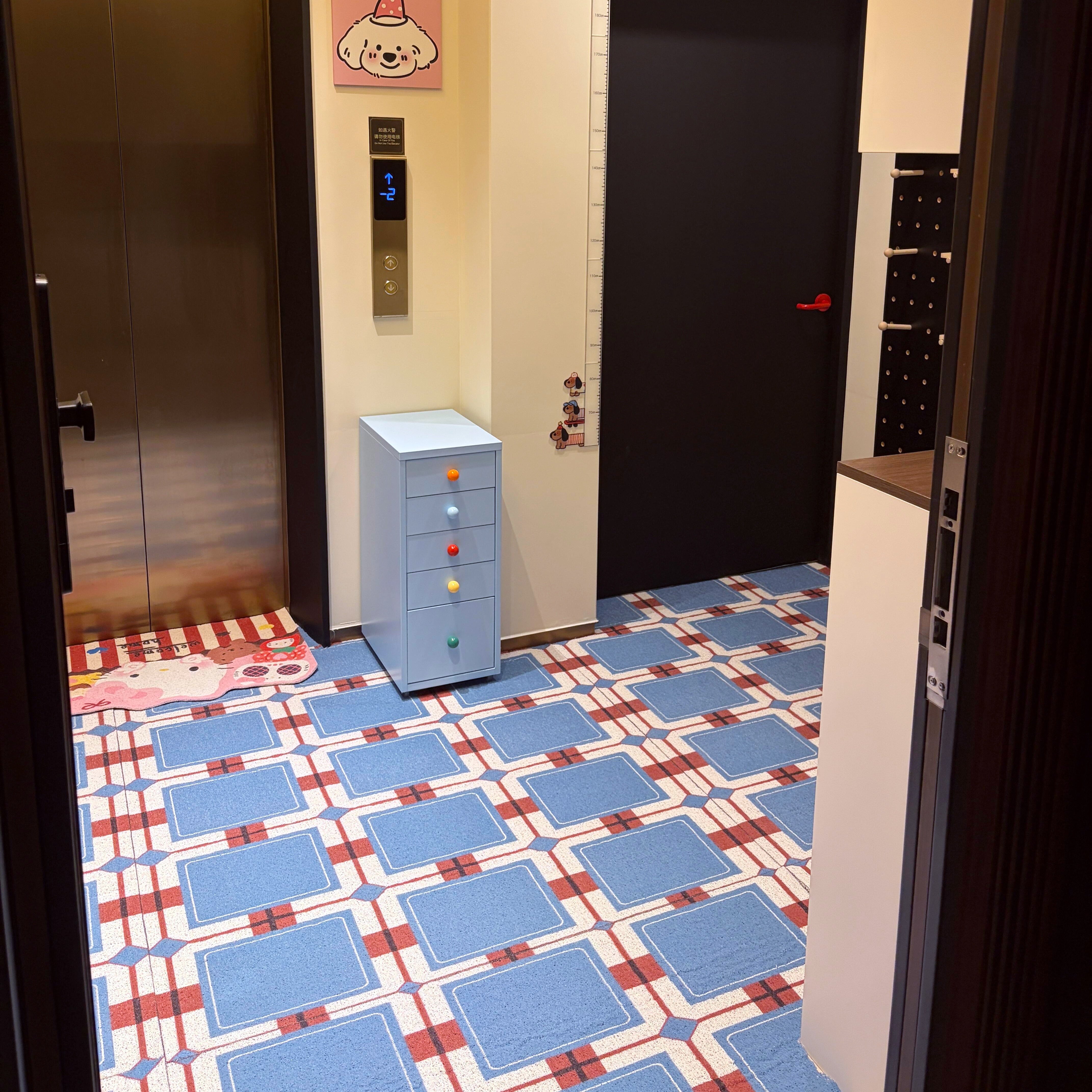 电梯厅大改造！入户门专用地垫电梯厅玄关脚垫新年新家防滑可裁剪,居家布艺,入户地垫,淘宝优惠券,粉丝福利购,淘宝优惠卷