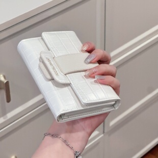 钱包卡包一体证件收纳多功能收纳包大容量短款零钱包旅行护照夹