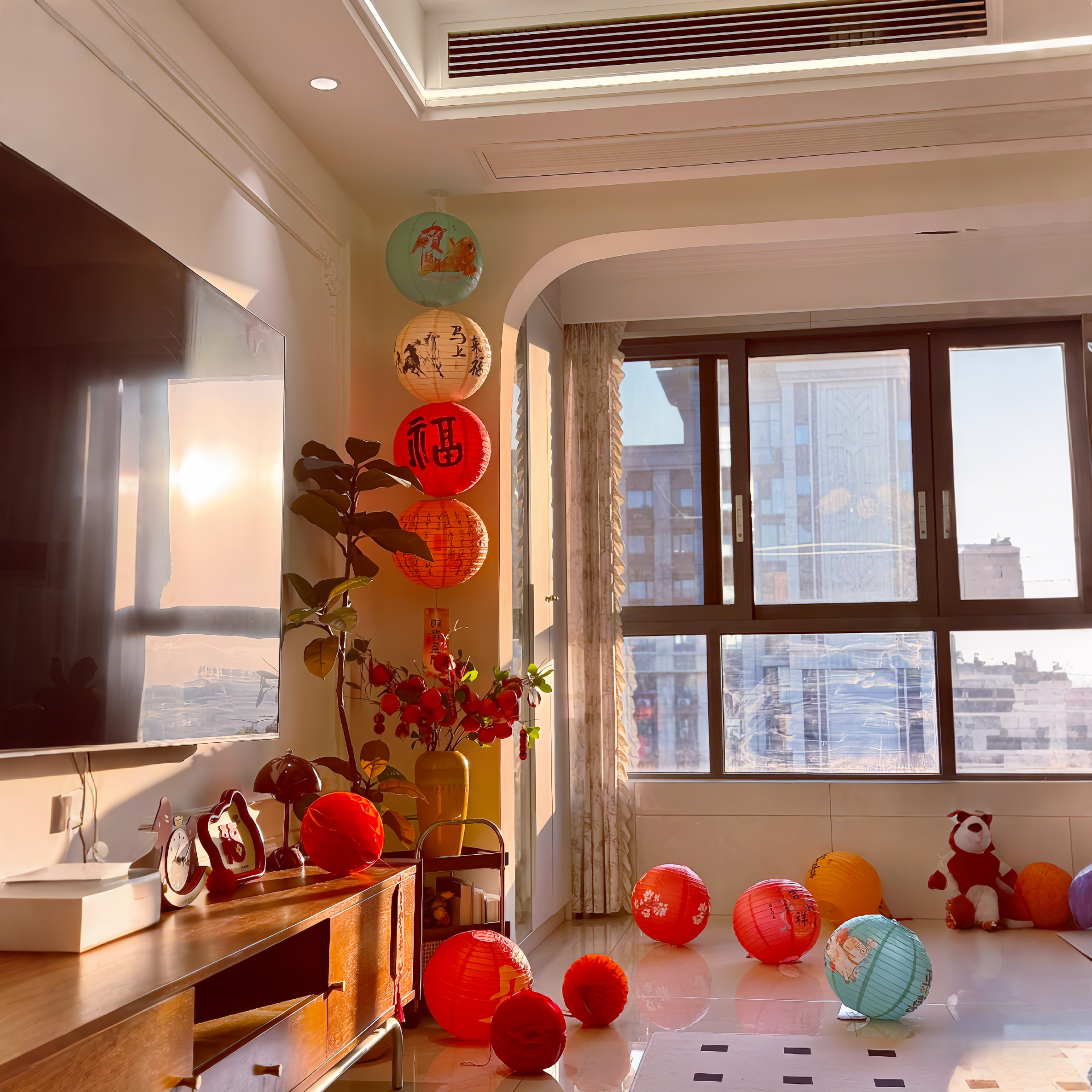 灯笼挂饰新年装饰2026马年元旦春节装饰布置客厅阳台天花板装饰,节庆用品/礼品,节日装扮用品,淘宝优惠券,粉丝福利购,淘宝优惠卷