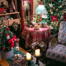 元 饰品氛围感场景布置餐桌布电视柜茶几台布盖巾 旦新年红色桌布装