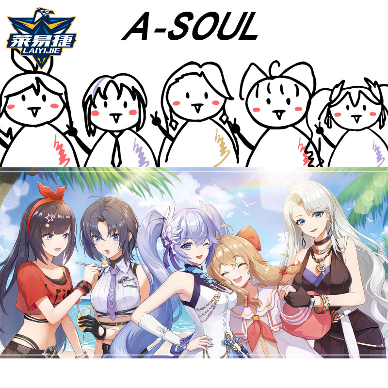 vtuber虚拟主播油箱盖反光车贴