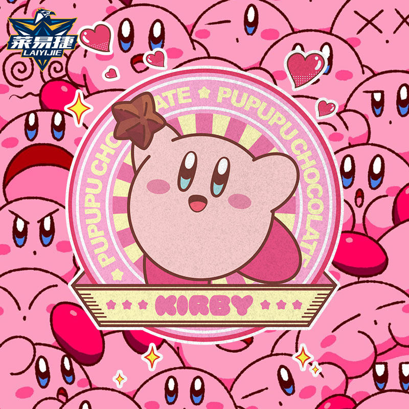 星之卡比可爱卡通创意反光电动车汽车贴纸划痕遮挡车身贴后玻璃贴