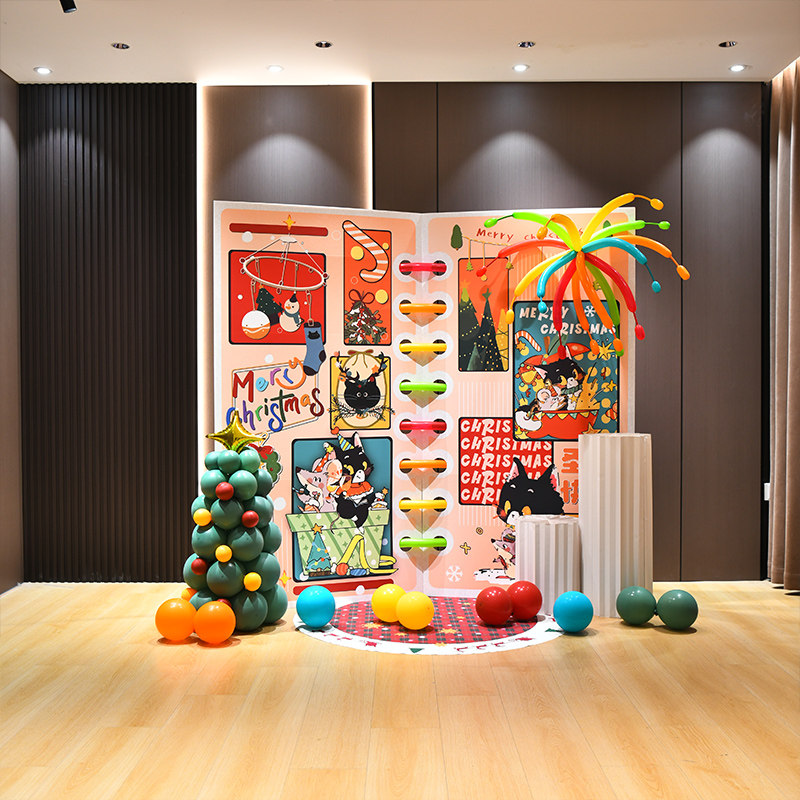 圣诞节场景布置装饰氛围酒店大厅餐厅圣诞快乐打卡拍照背景kt板,节庆用品/礼品,装扮布置套餐,淘宝优惠券,粉丝福利购,淘宝优惠卷