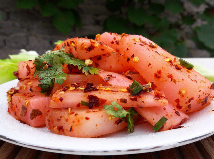 辰溪酸萝卜湘西特产湖南怀化芷江泡菜孕妇开胃凉咸菜酸甜辣萝卜片