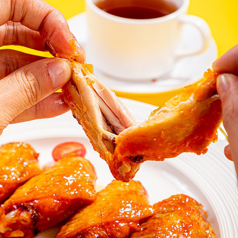 圣农新奥尔良鸡翅中280克*4袋 烤翅嘟嘟翅冷冻脆皮炸鸡半成品空气