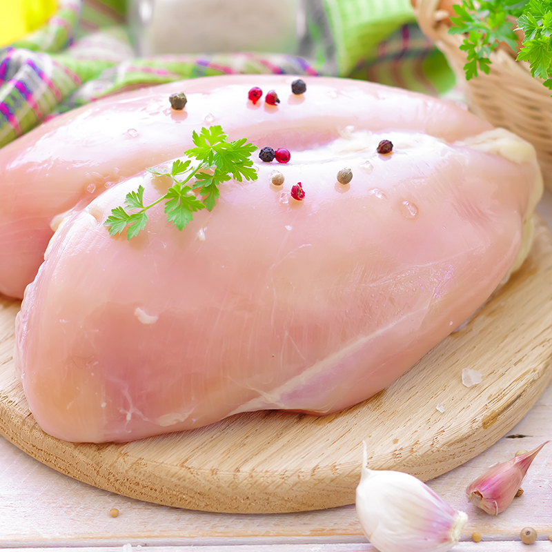 新鲜冷冻鸡胸肉生鸡脯肉健身代餐轻食宠物鸡肉去皮生鸡胸商用