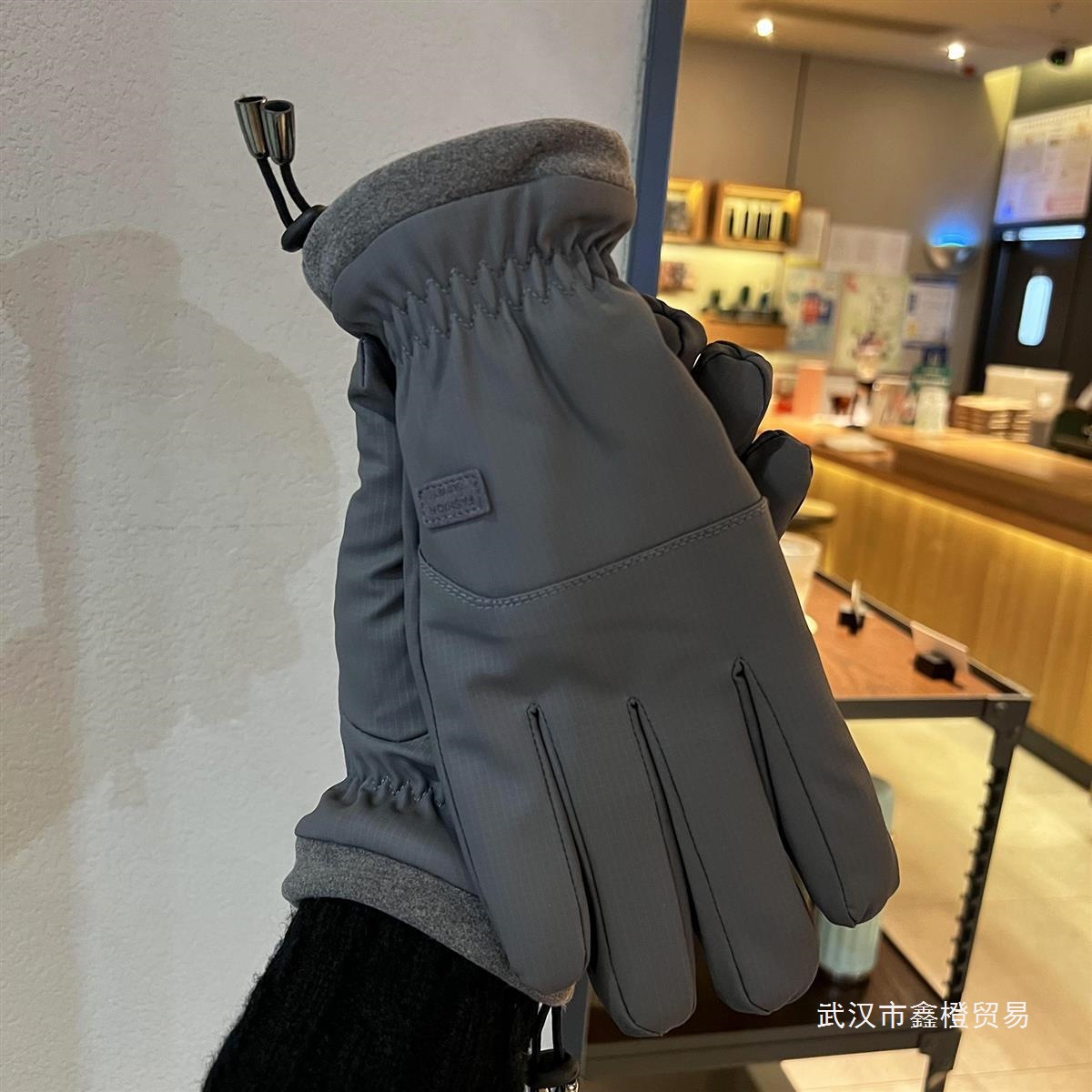 2026冬季户外骑行电瓶车棉手套男士防风防寒防水加绒加厚保暖滑雪