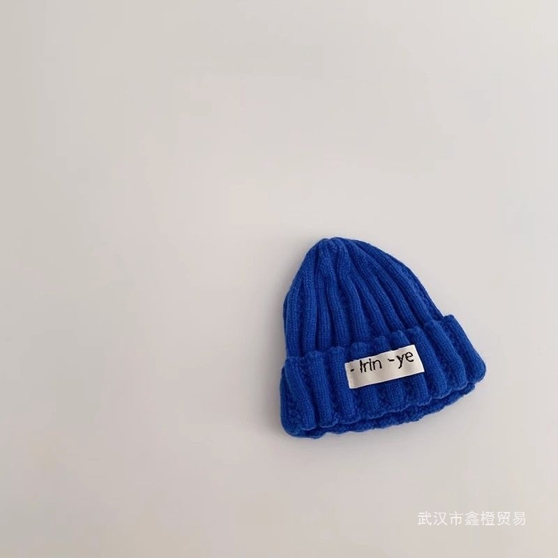 2026婴儿帽子秋冬季洋气可爱瓜皮针织毛线帽男女宝宝0-1岁儿童套