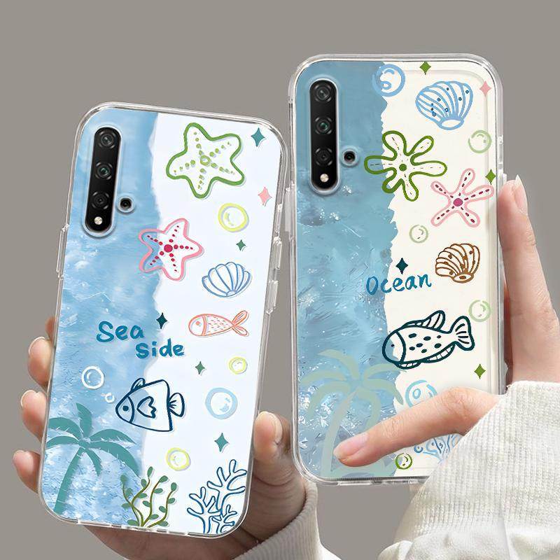 适用华为nova5 5ipro手机壳nova6 se海洋小鱼nova3i 3e 2s软nova4,3C数码配件,手机保护套/壳,淘宝优惠券,粉丝福利购,淘宝优惠卷