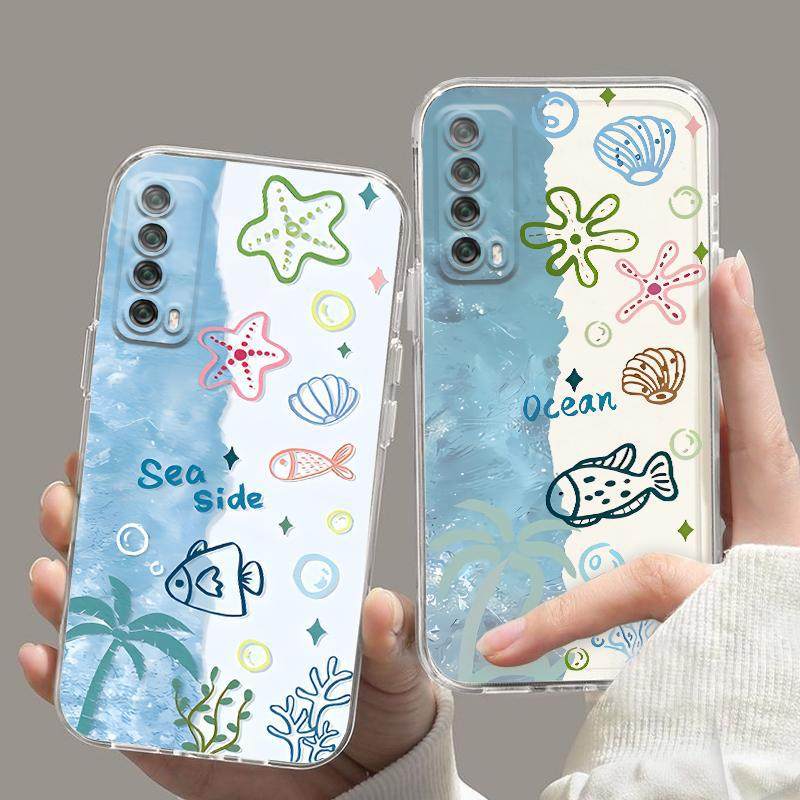 适用华为畅享20 se手机壳海洋小鱼PPA-AL20闺蜜防摔全包软套可爱,3C数码配件,手机保护套/壳,淘宝优惠券,粉丝福利购,淘宝优惠卷