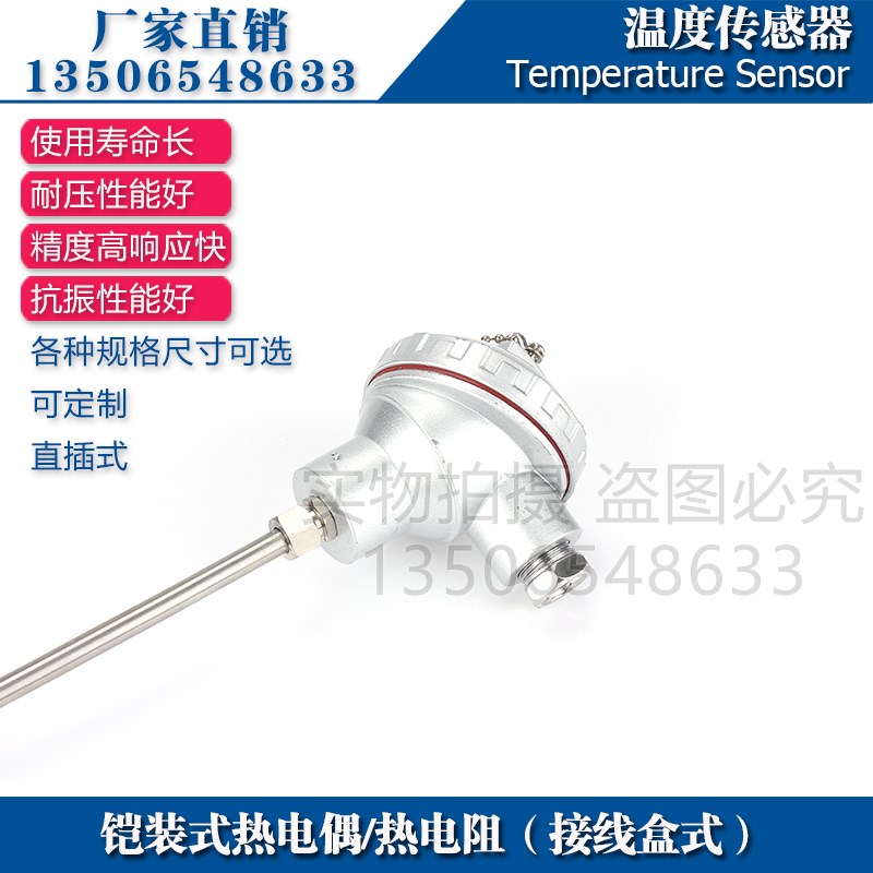 铠装热电偶WZPK-131 133 134 135 136 138铠装S热电阻PT100铂电阻