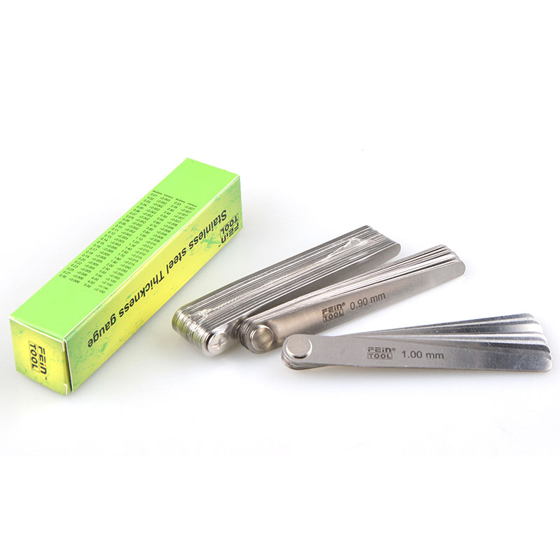 不锈钢塞尺单片公英制厚度测量规厚薄规厚度尺塞尺单片0.01-5.0mm