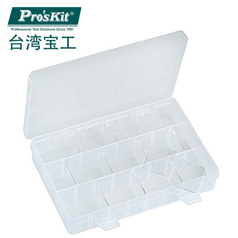 台湾宝工Proskit 103-132D 36格透明活动耐摔零件Z盒 元件盒