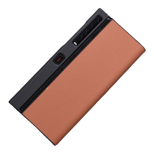 适用华为matexs2手机壳新款折叠屏牛皮边框真皮matexs保护套全包防摔超薄xs2外壳支架配件华为matexs2保护壳