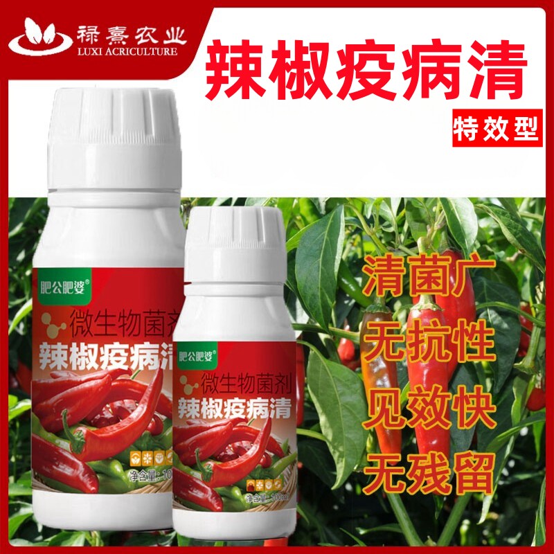 辣椒病毒病专用药灰霉病叶斑病疫病霜霉病黄叶病辣椒专用杀菌剂