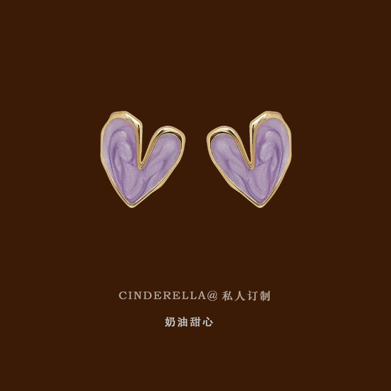 「奶油甜心」法式复古爱心耳环小众轻奢蚊香盘耳夹女夏无耳洞耳饰,饰品/流行首饰/时尚饰品新,耳夹,淘宝优惠券,粉丝福利购,淘宝优惠卷