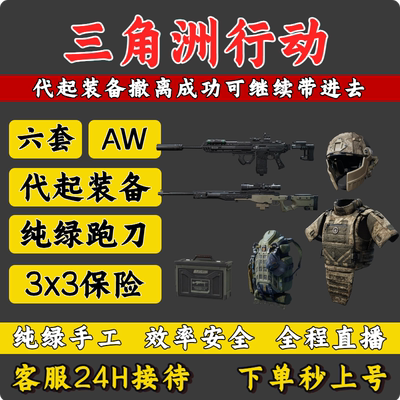 三角洲行动代起装备六套AW满改枪