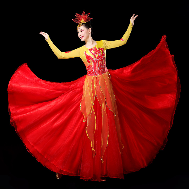 新款大气伴舞现代演出服