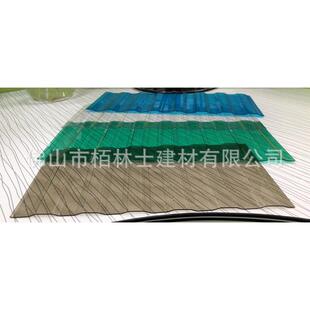 PC采光瓦透明瓦PC波浪瓦透明瓦生产厂家定制多厚度PC透明塑料瓦