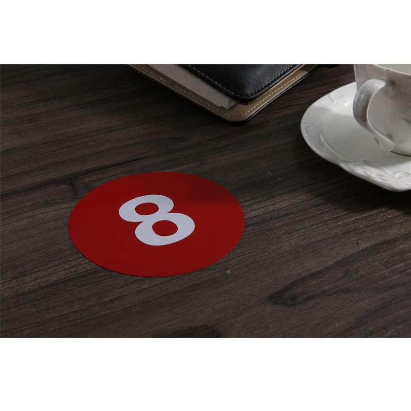 8防水数贴数字贴衣字贴编标识餐桌号码贴车贴服模特序号编号码