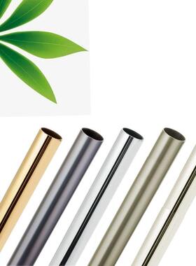 无缝无纹加厚衣柜挂衣杆圆管方形椭圆形旦管空心铁管晾衣杆