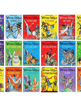 英文版女巫温妮绘本 Winnie and Wilbur 儿童英文故事绘本 睡前故事 性格养成 吴敏兰书单 3岁以上