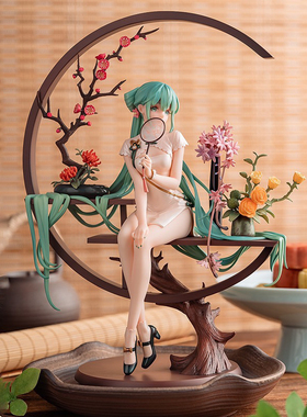 初音未来韶华旗袍初音1/7手办动漫游戏模型盒装桌面摆件生日礼物