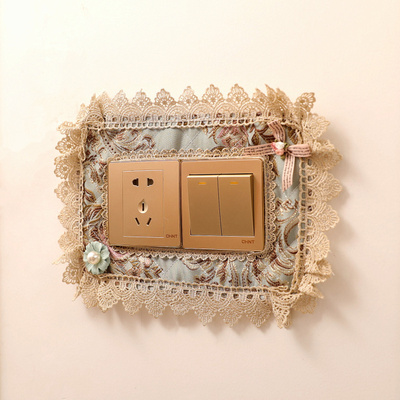 新新款欧式开关套开关防尘罩闭火保护罩客厅卧室家用灯插座面板