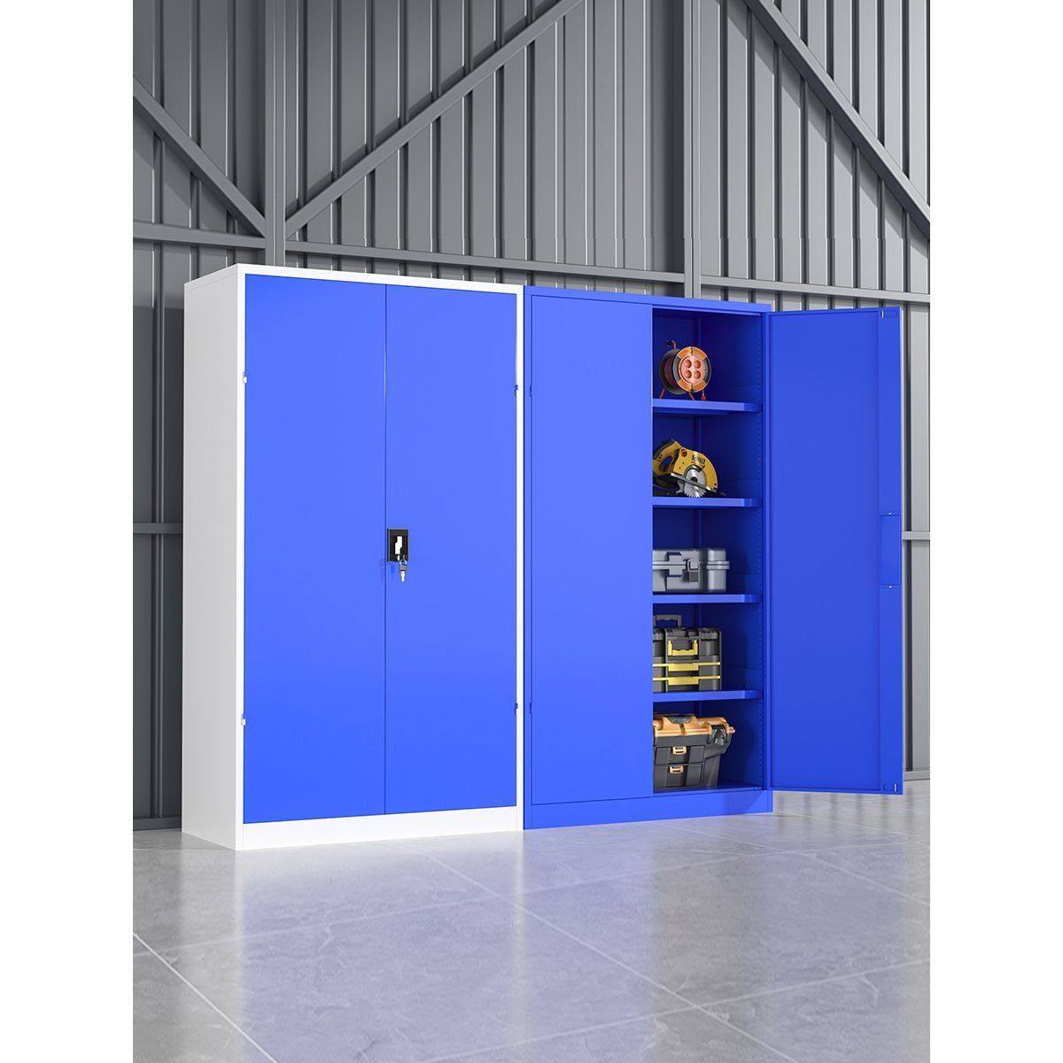 重型工具五金铁皮储物柜车间收纳柜加厚档案柜资料柜车库铁柜柜子,商业/办公家具,办公储物柜,淘宝优惠券,粉丝福利购,淘宝优惠卷