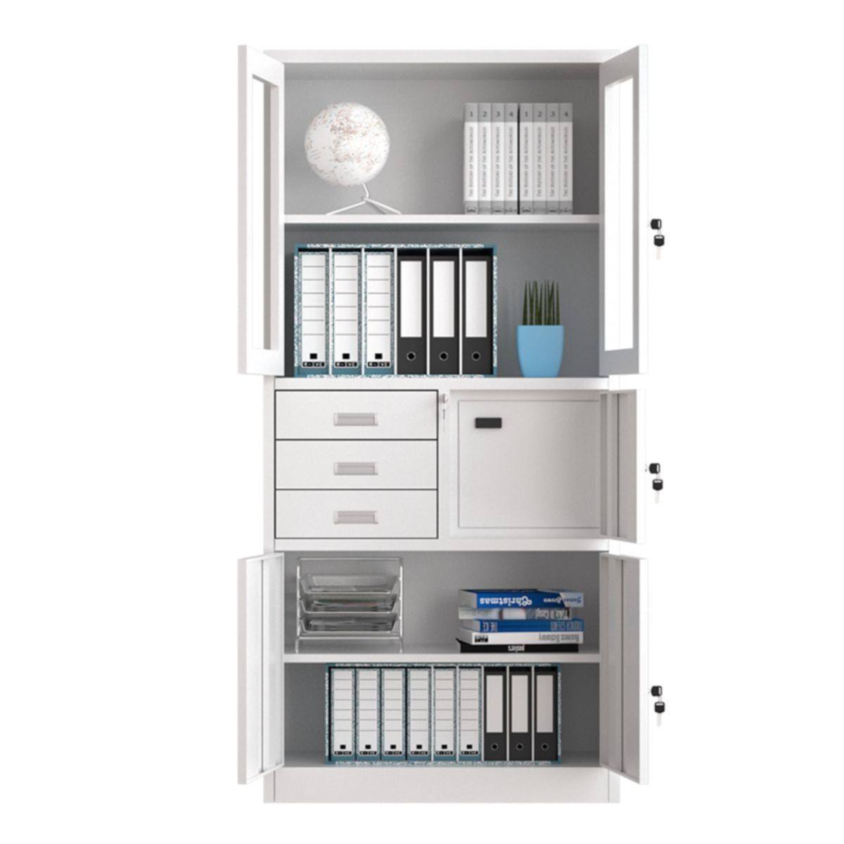 三斗保密码锁铁皮柜办公室文件柜财务凭证资料柜档案柜家用书柜子,商业/办公家具,办公储物柜,淘宝优惠券,粉丝福利购,淘宝优惠卷