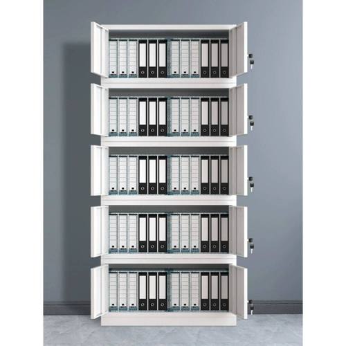 分体通体五节凭证柜顶柜办公室文件柜铁皮柜财务收纳带锁资料柜子