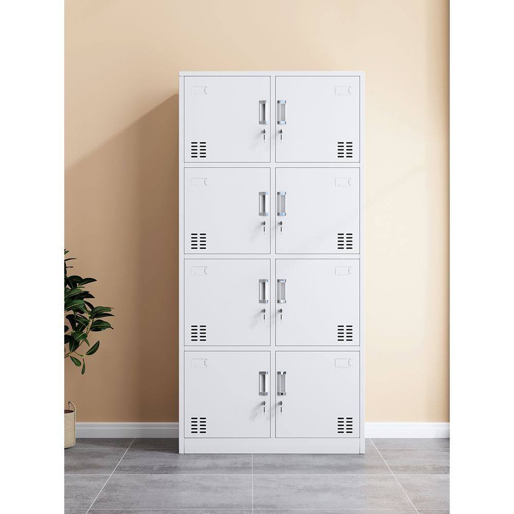 佛山工厂八门员工铁皮更衣柜子学生宿舍8门浴室换衣柜带锁储物柜,商业/办公家具,办公储物柜,淘宝优惠券,粉丝福利购,淘宝优惠卷