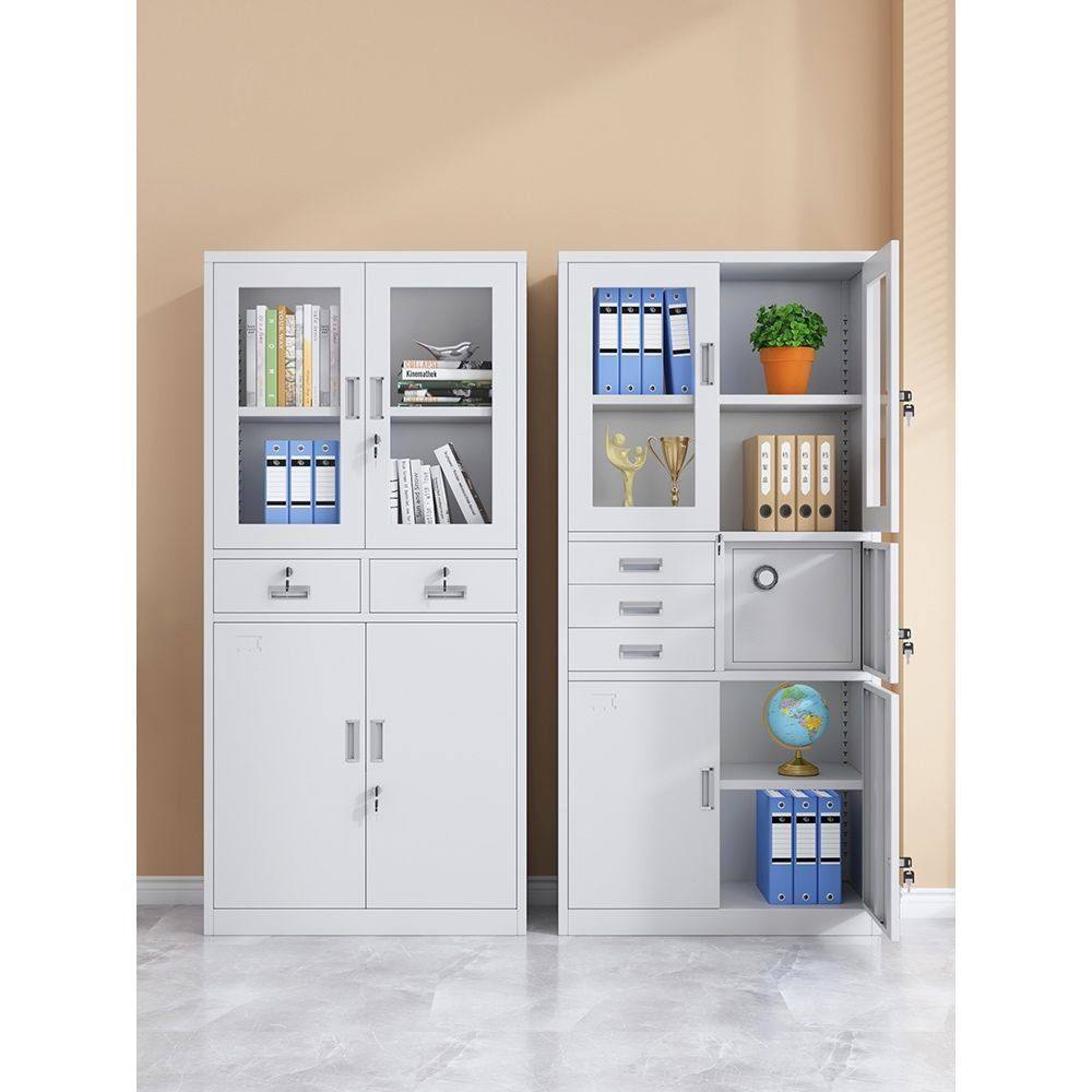 铁皮文件柜子办公室书柜凭证柜档案柜资料柜矮柜储物柜带锁收纳柜,商业/办公家具,办公储物柜,淘宝优惠券,粉丝福利购,淘宝优惠卷