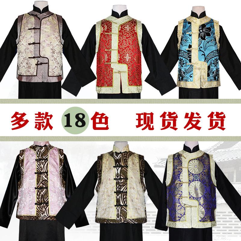 古装男复古中国风盘扣春