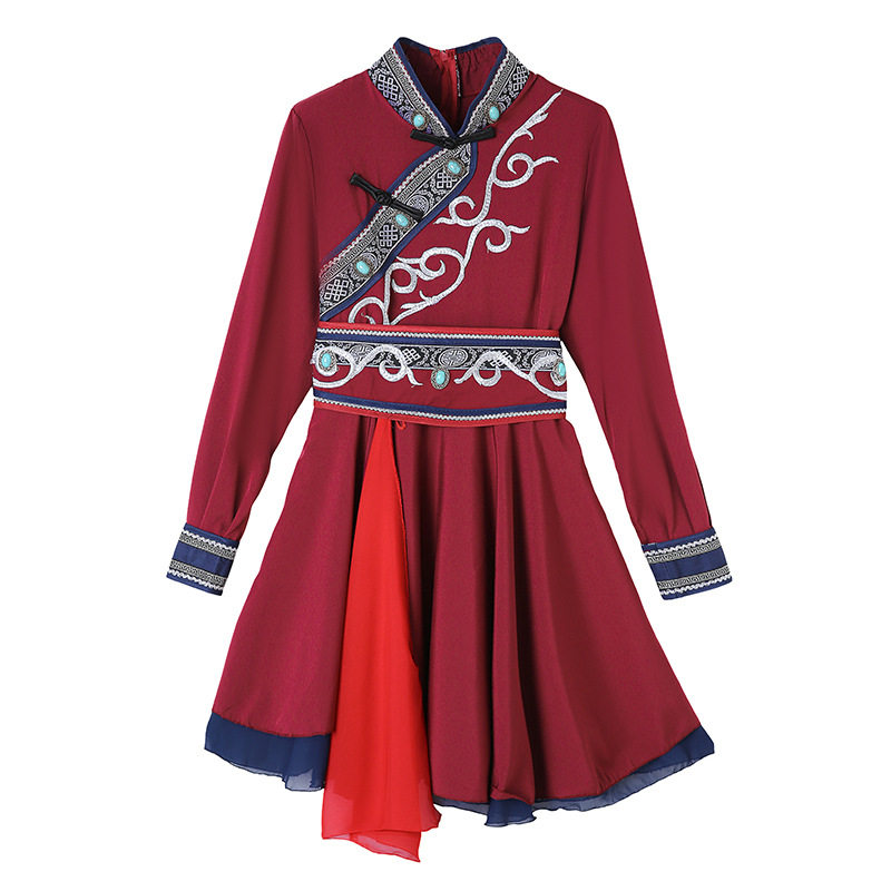 蒙古族舞蹈演出服56个民