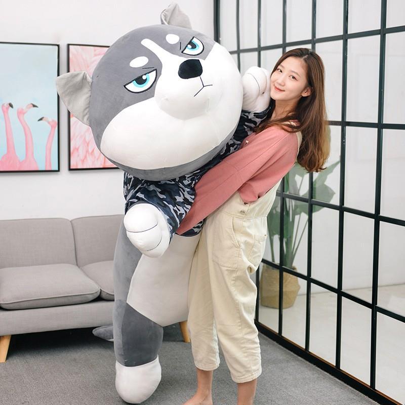 哈士奇公仔二哈毛绒玩具
