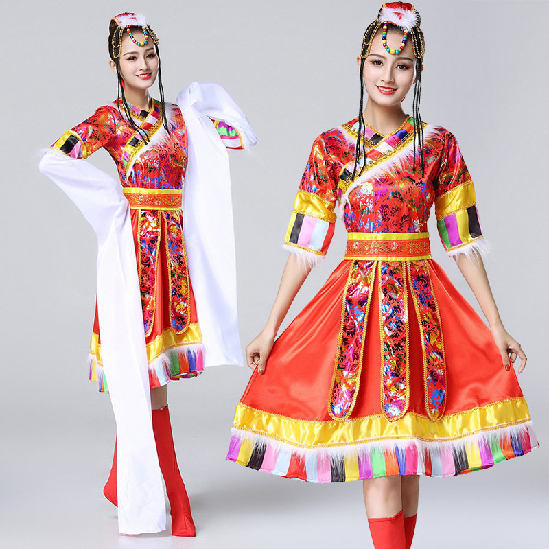 少数民族服装女演出服套