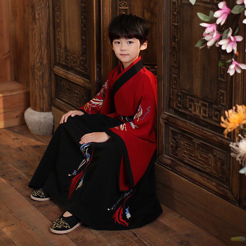 男童汉服2026春秋新款龙