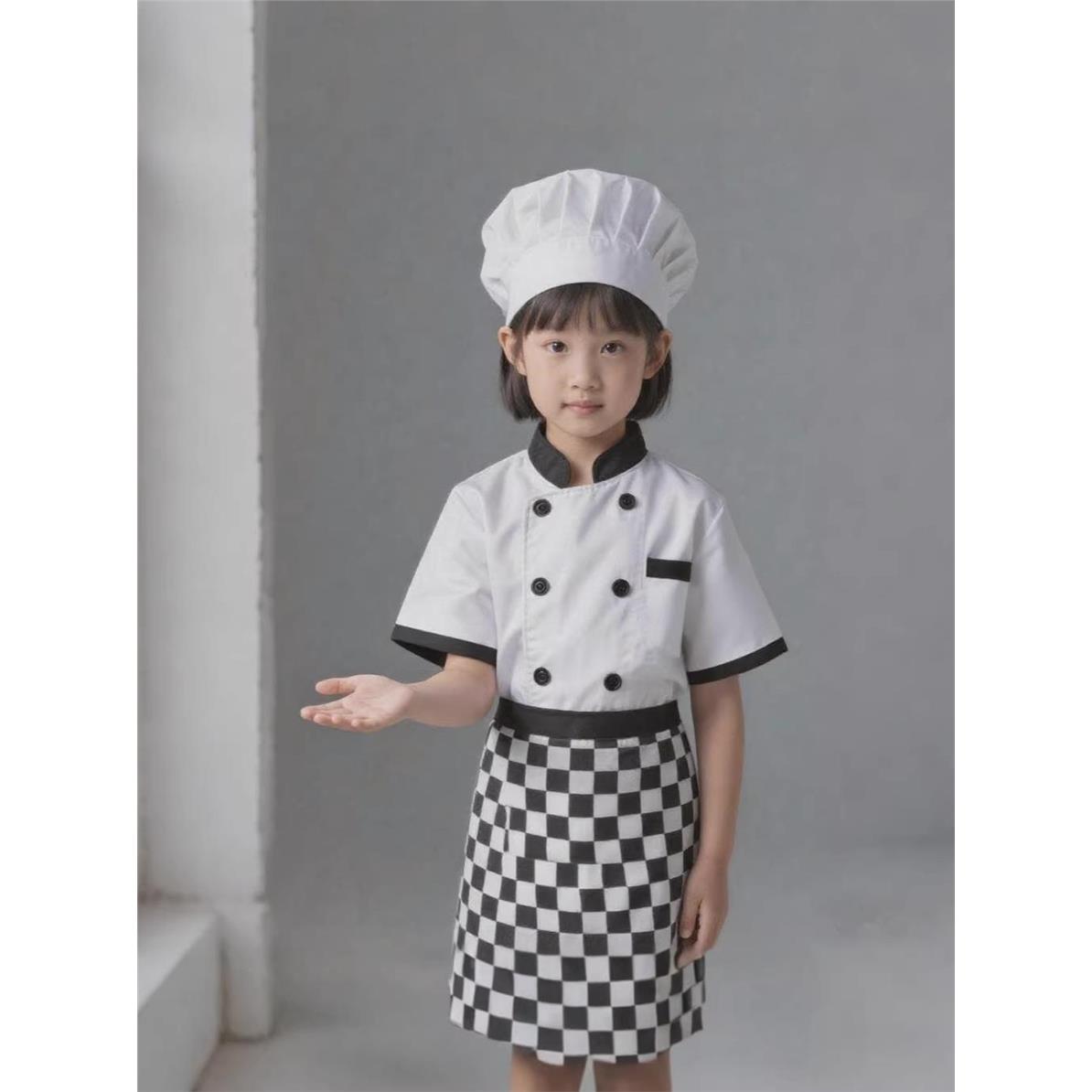 儿童小厨师表演服幼儿园