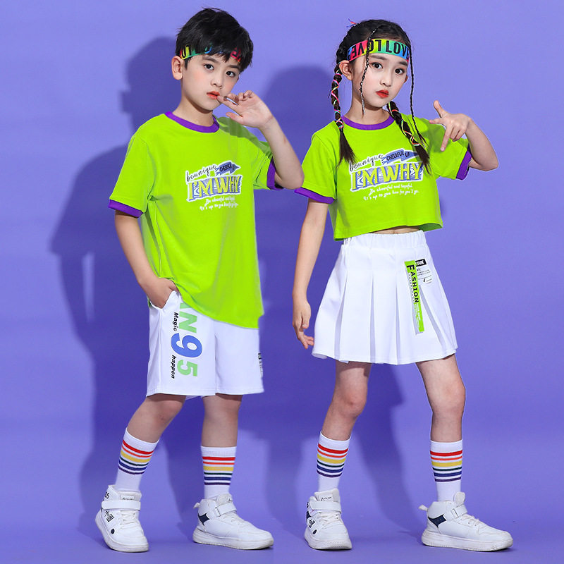幼儿园女童街舞潮服小学