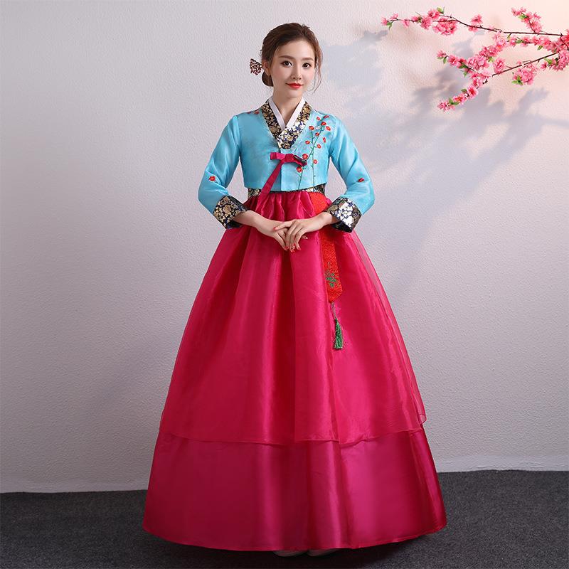 韩服朝鲜演出服表演舞台