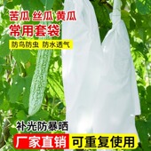 无纺布苦瓜适用套袋丝瓜黄瓜青瓜羊角蜜防虫袋保护袋防蜂果蝇套袋