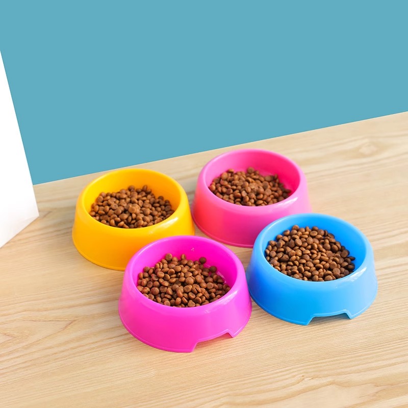 彩色塑料狗碗狗粮猫粮盆狗碗猫碗