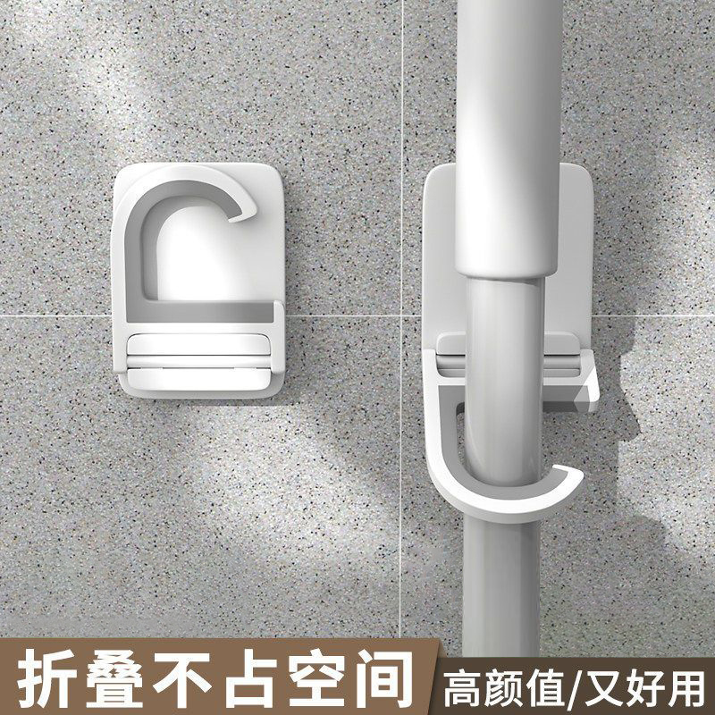 厕所拖把挂钩免打孔墙壁挂架