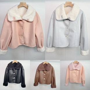 简约羊毛宽松外套 新款 TK5011 呼呼专享