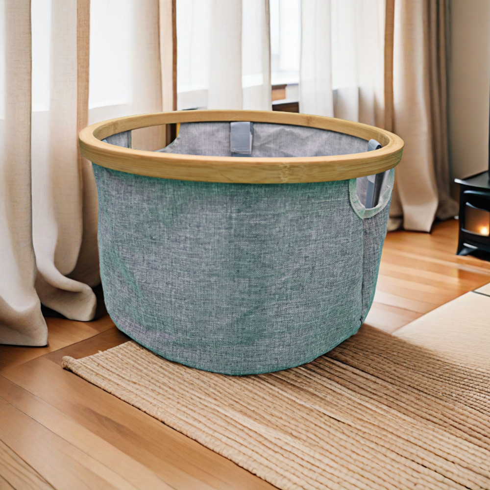 舒十家居竹子衣服玩具收纳筐